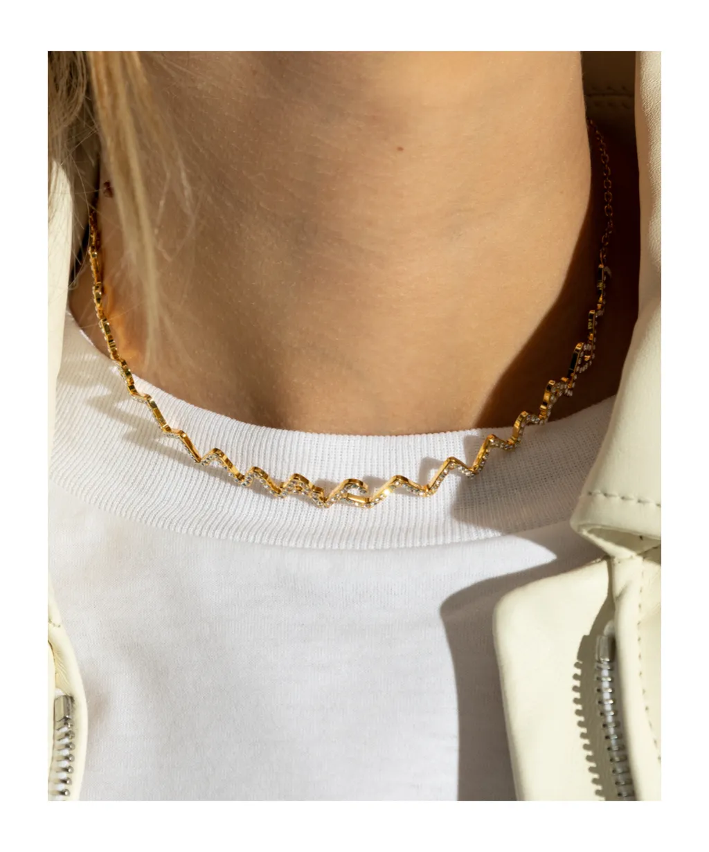 Logo Choker Necklace