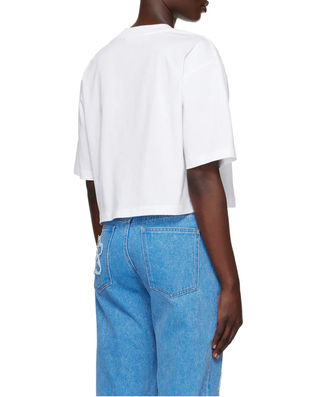 Logo Printed Cropped T-Shirt