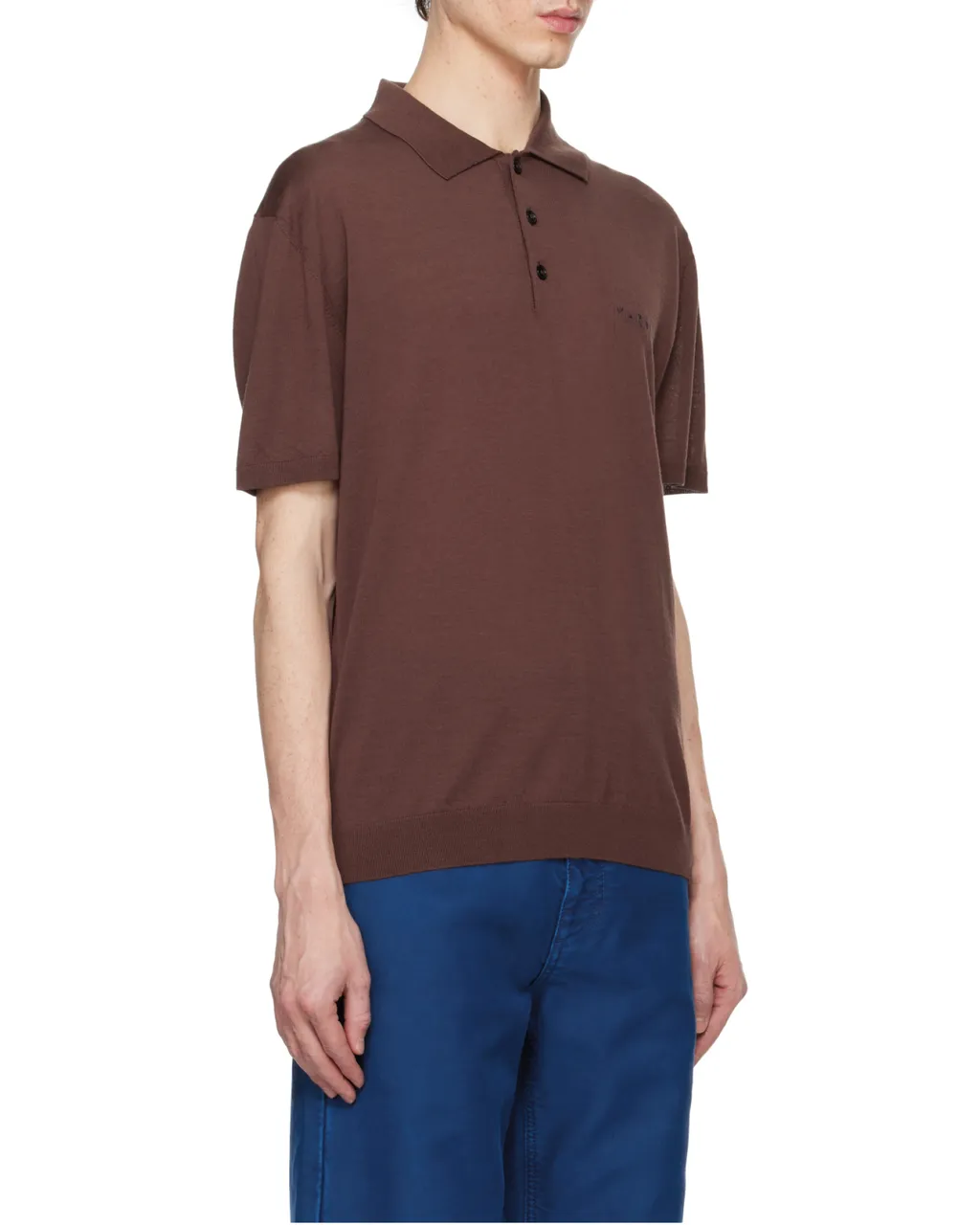Button Detailed Short-Sleeved Polo Shirt
