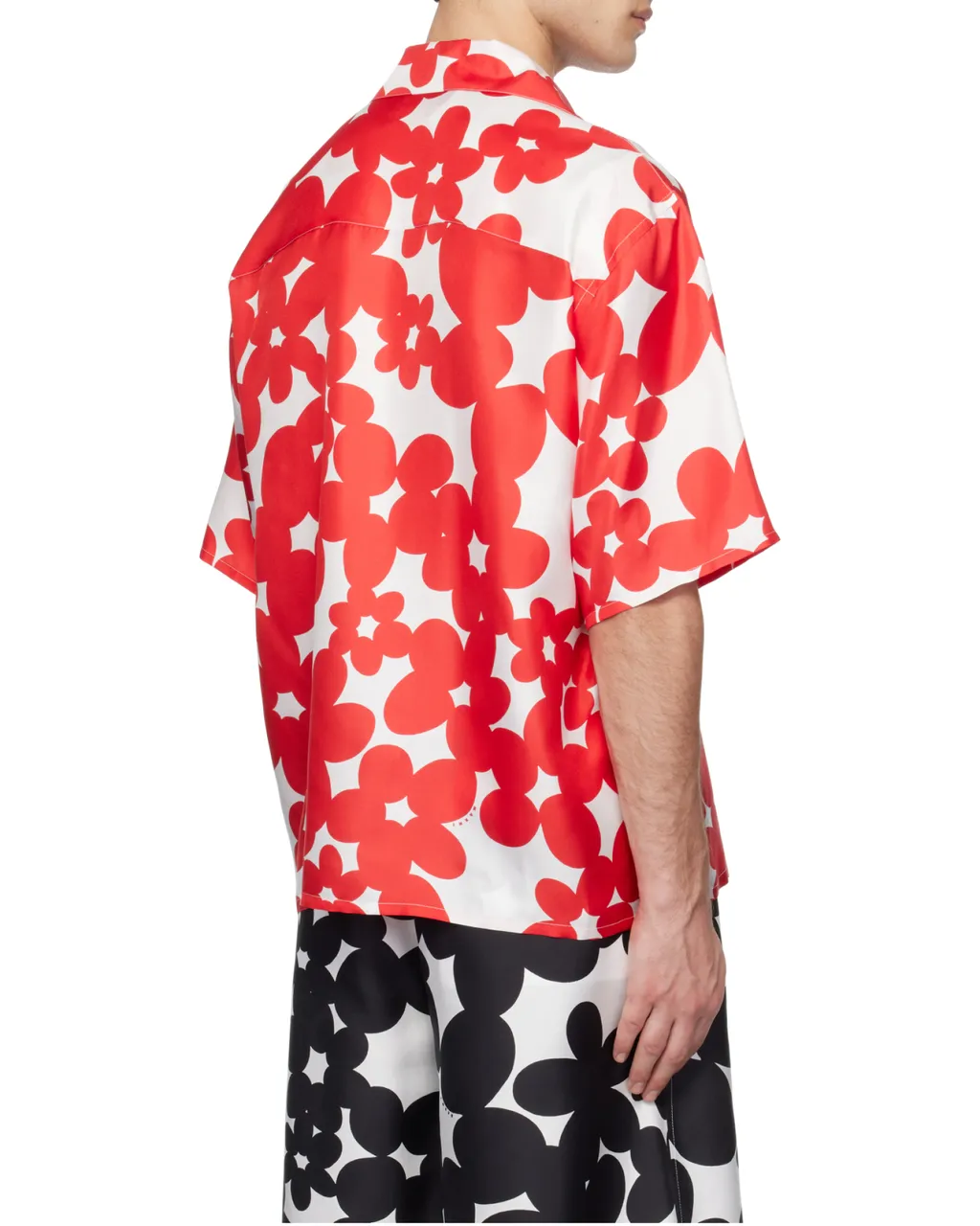 Short Sleeved Shirt With Dilles Print