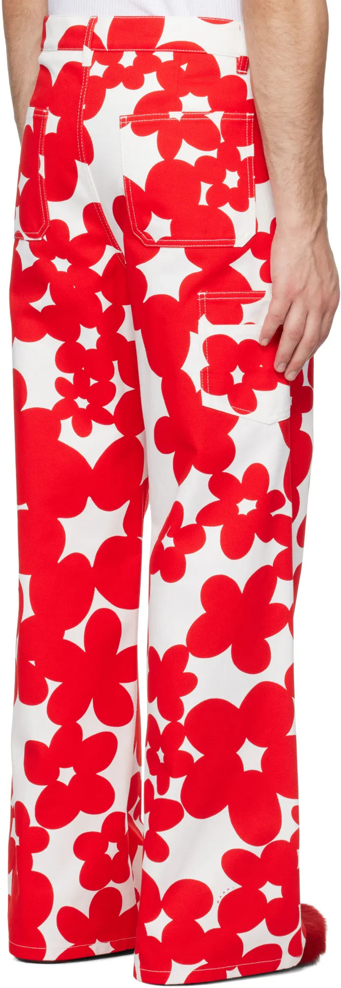 Floral Printed Flared Pants