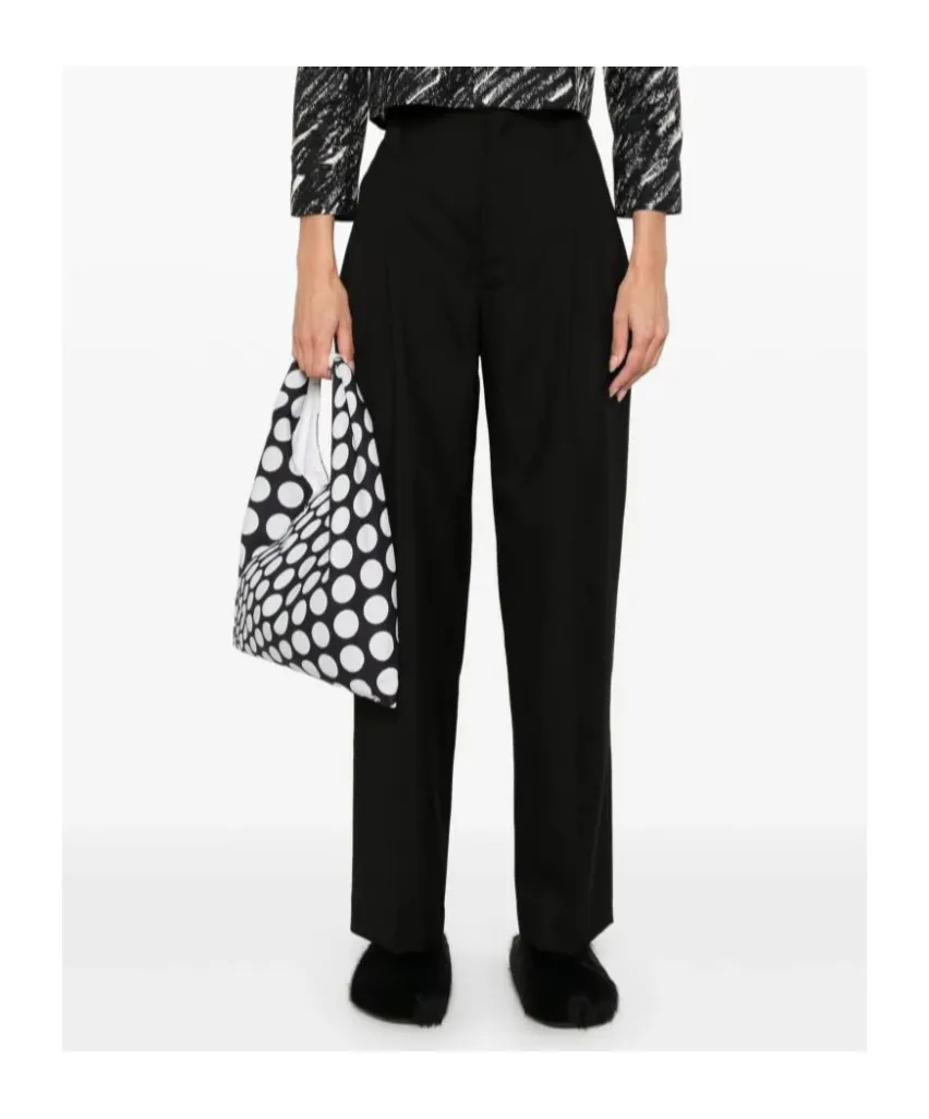 Pleat-Detail Trousers