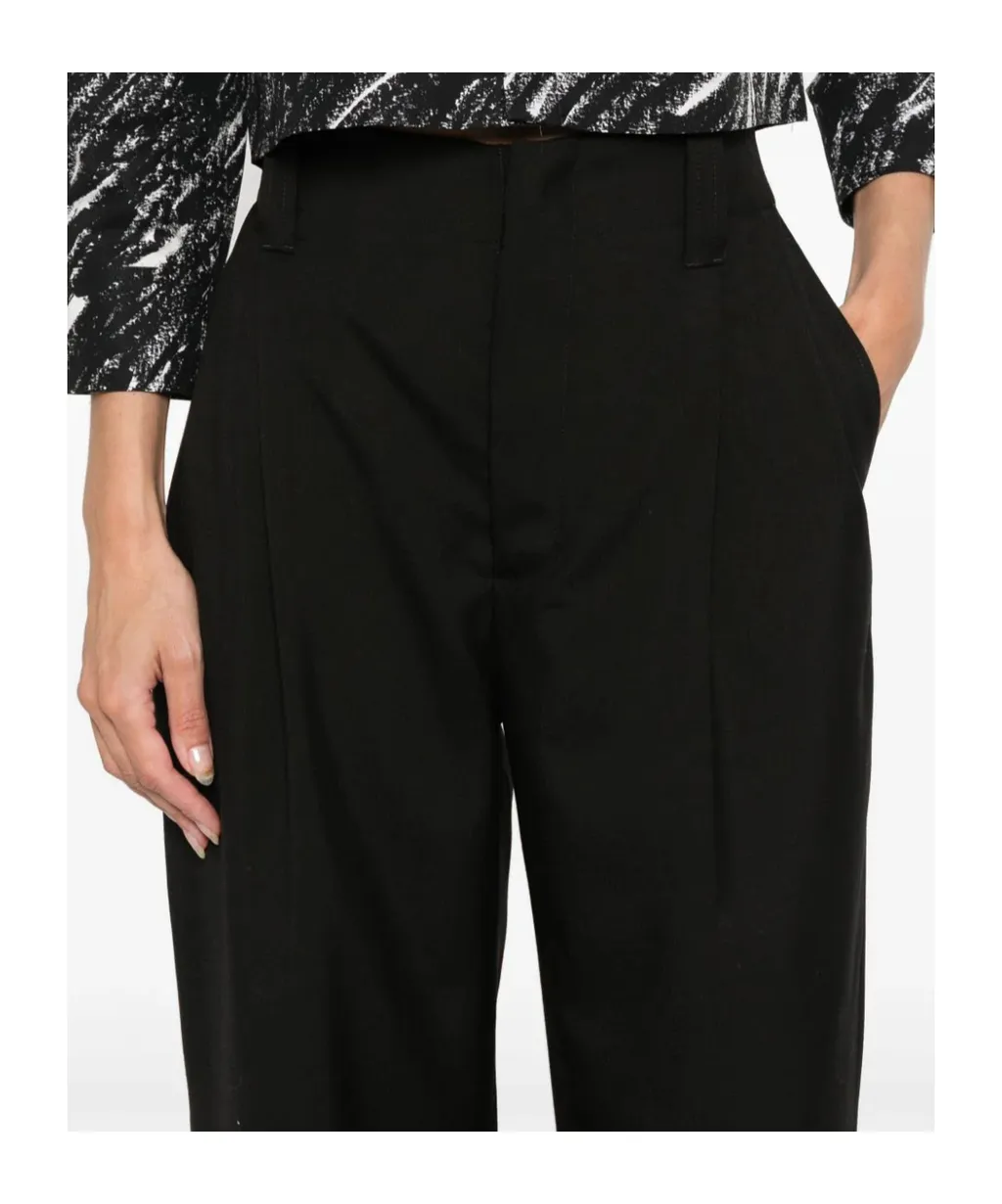 Pleat-Detail Trousers