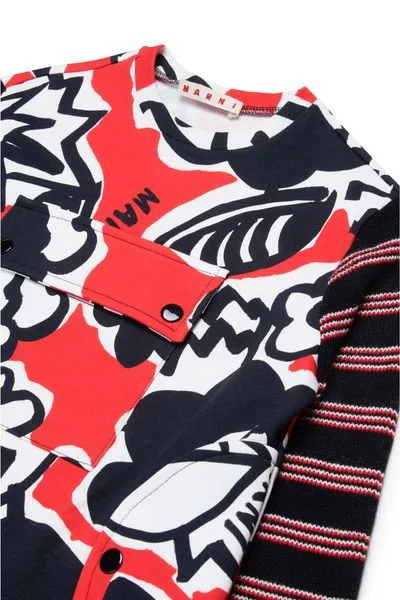 Graphic-Printed Crewneck Jumper