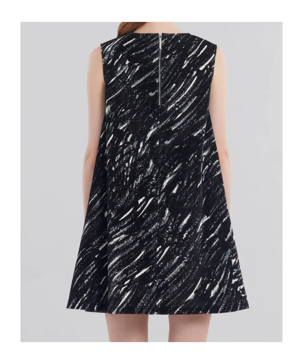 Round Neck Sleeveless Mini Dress