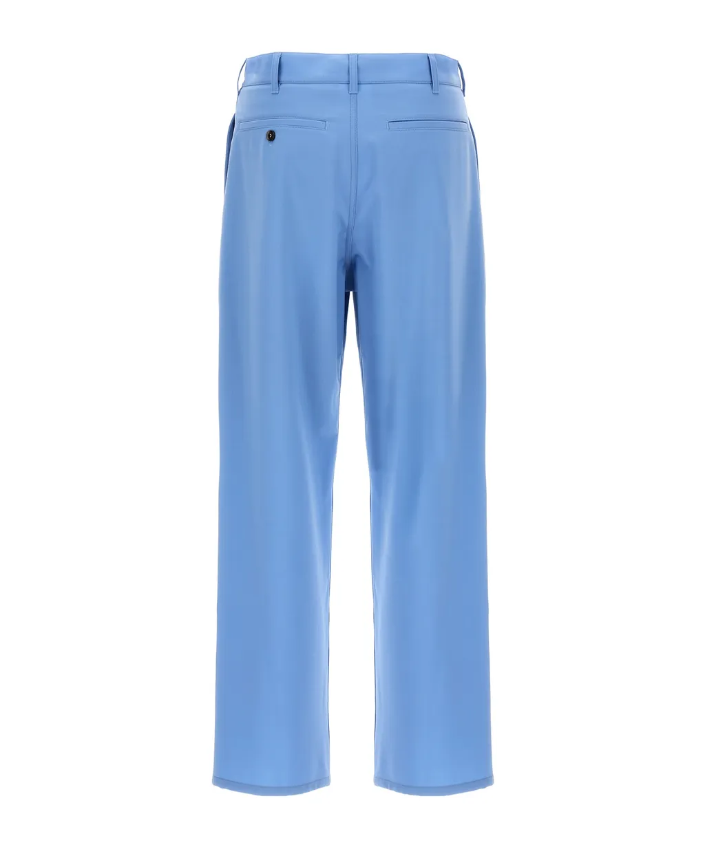 Logo Embroidered Tailored Trousers