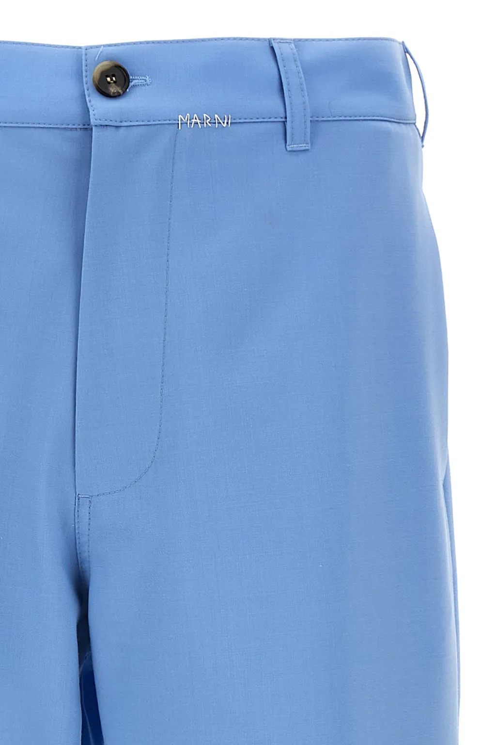 Logo Embroidered Tailored Trousers