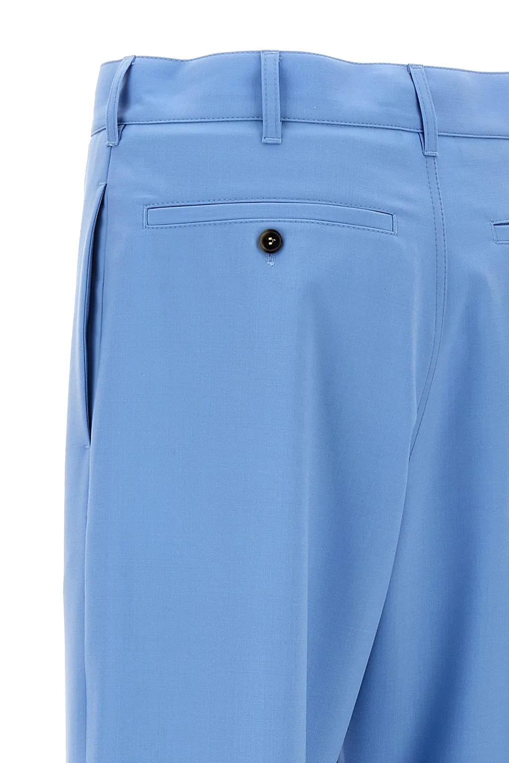 Logo Embroidered Tailored Trousers