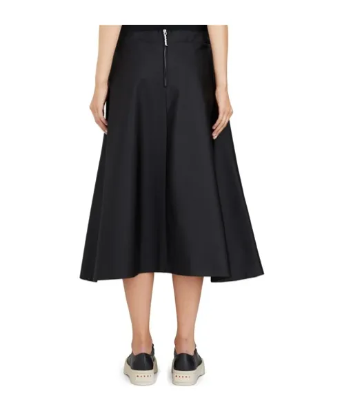 A-Line Midi Skirt