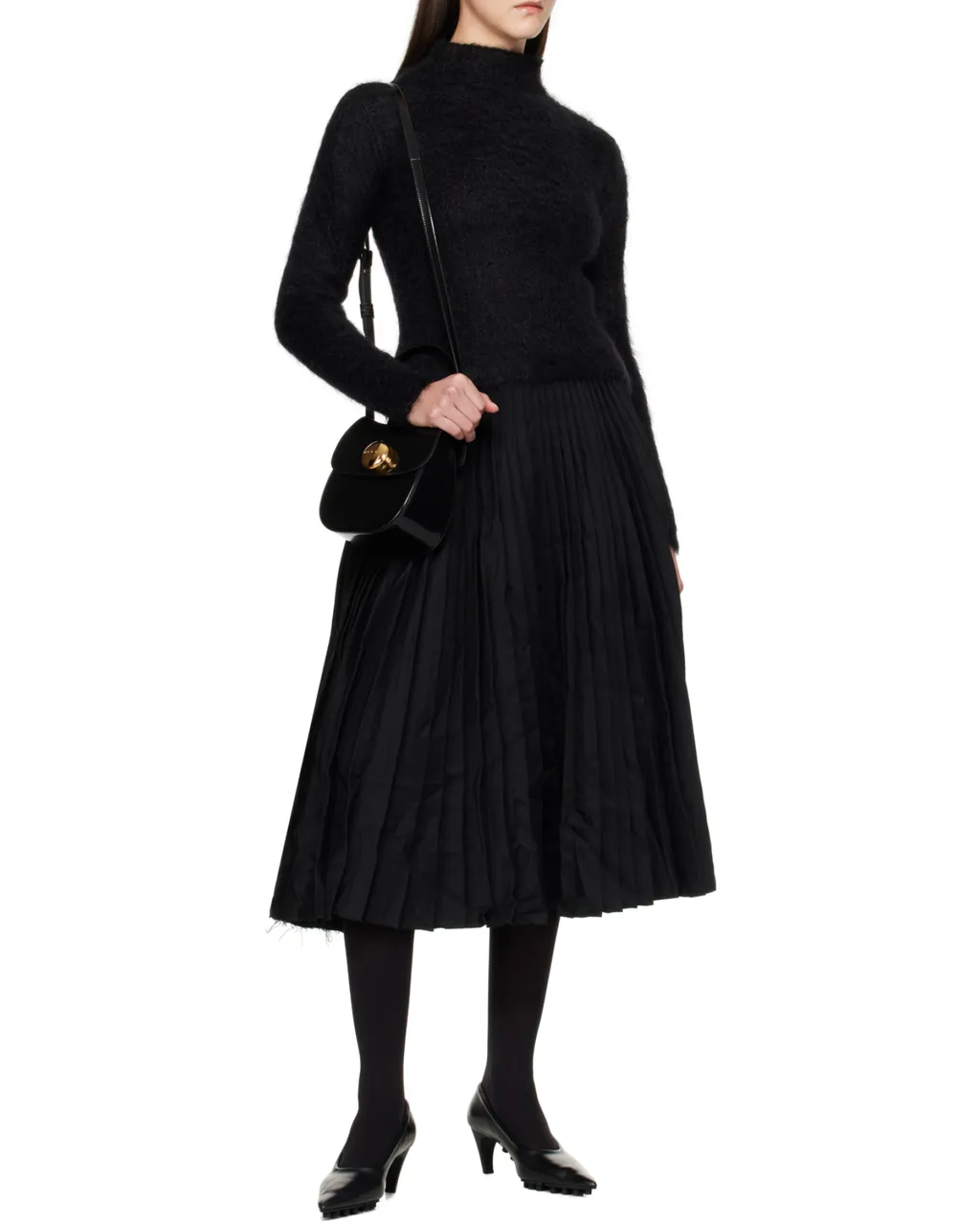 Turtleneck Long-Sleeve Sweater