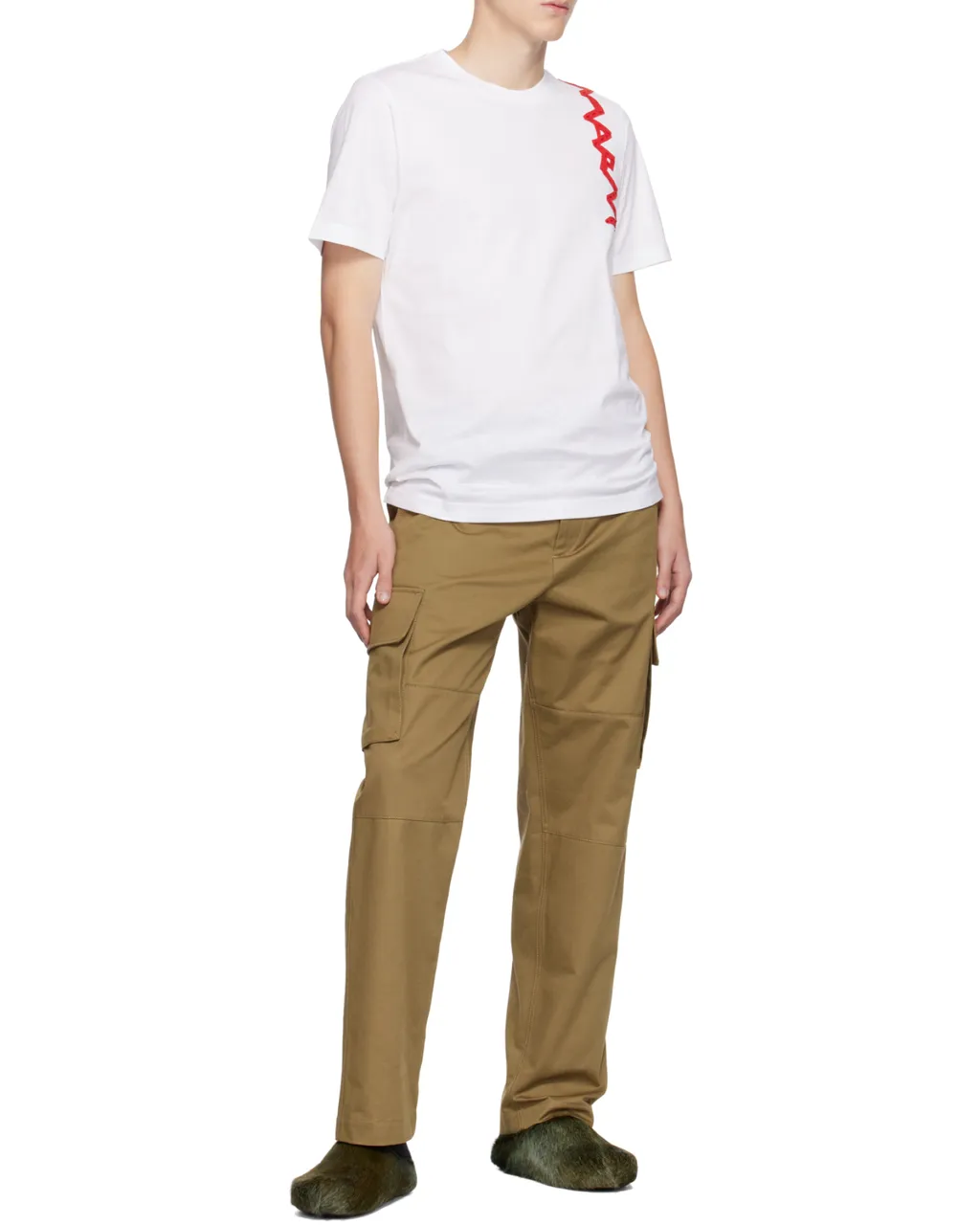 Organic Gabardine Cargo Pants