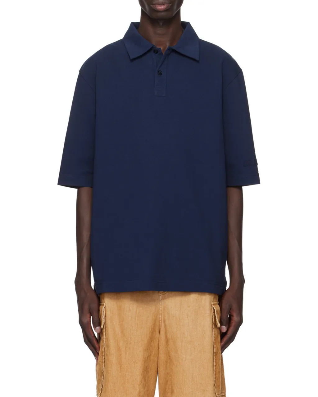 Straight Hem Polo Shirt