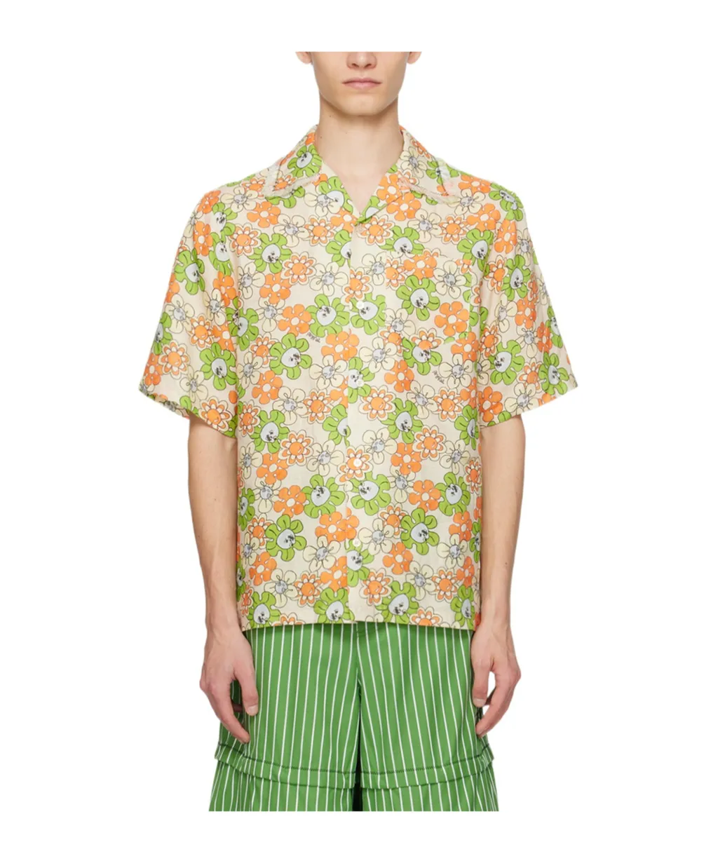 Floral-Print Shirt