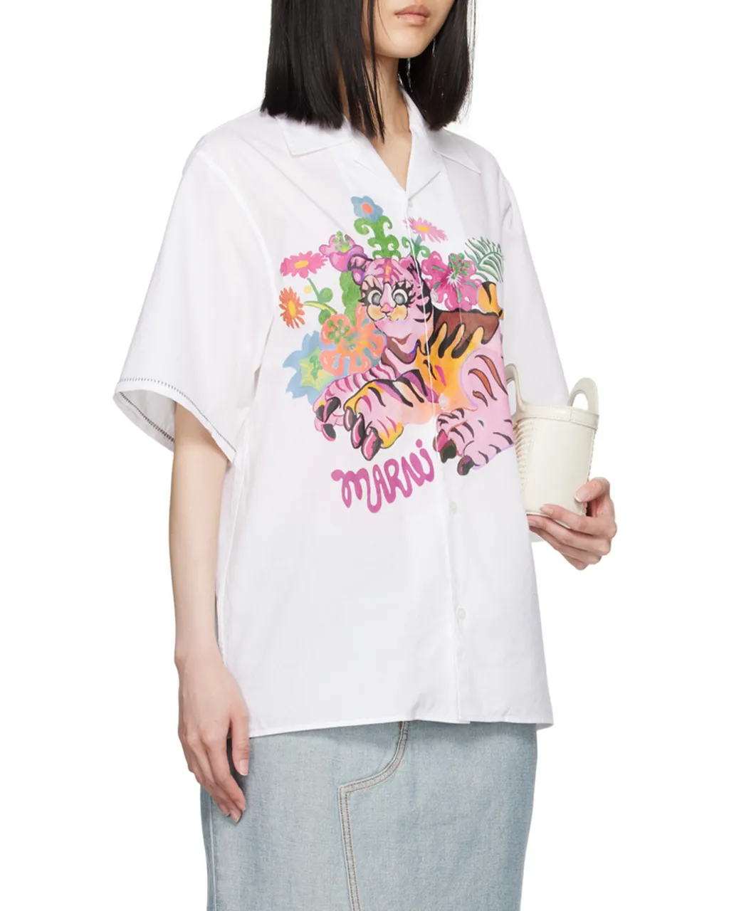 Funky Flowers Short-Sleeved Shirt