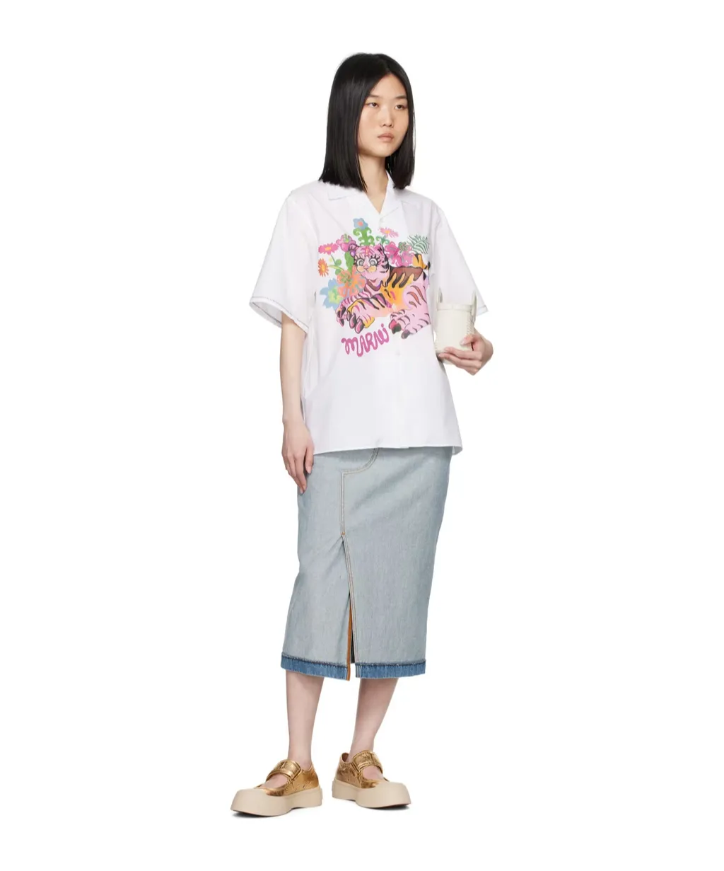 Funky Flowers Short-Sleeved Shirt