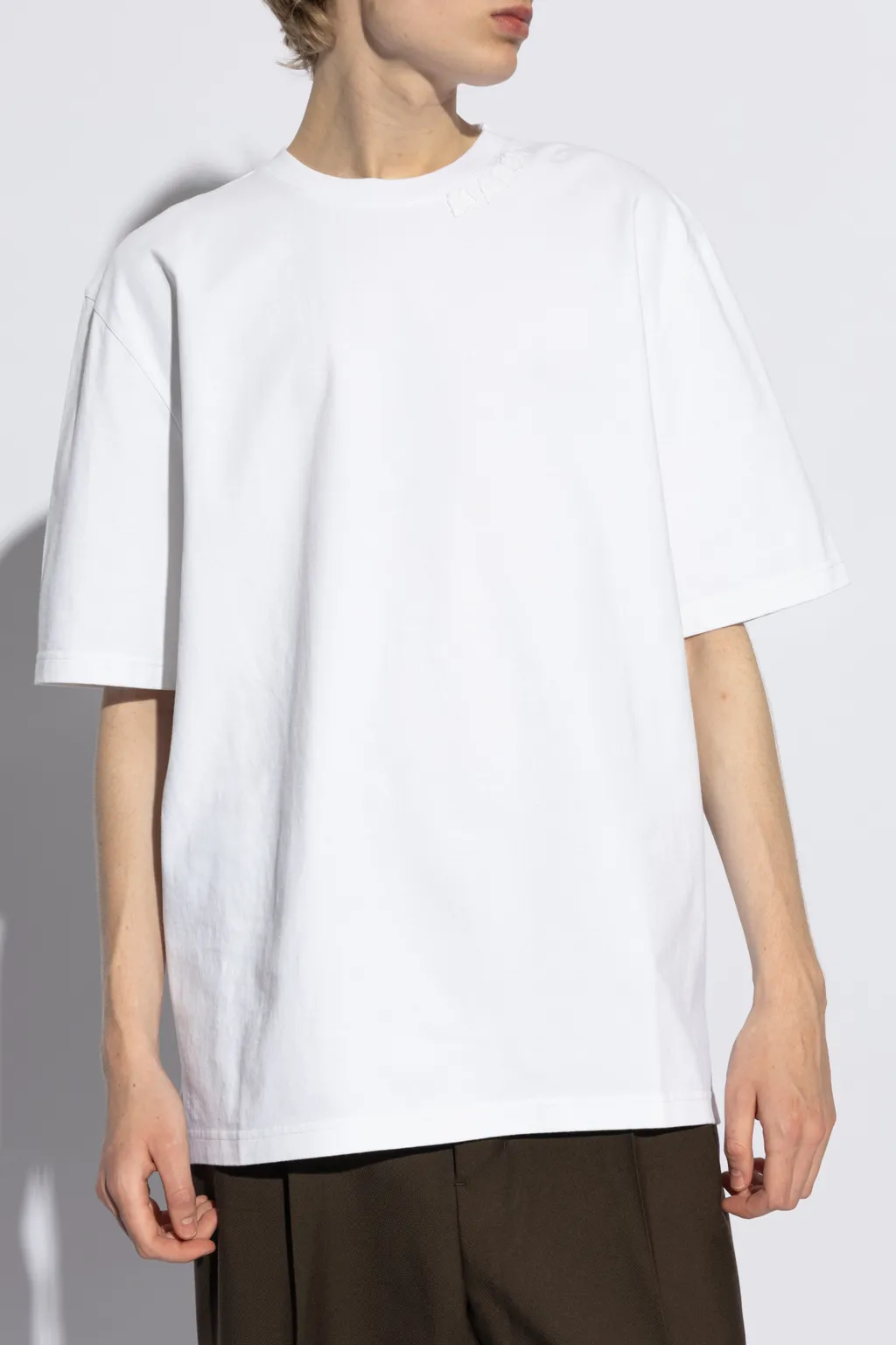 Logo Patch Crewneck T-Shirt