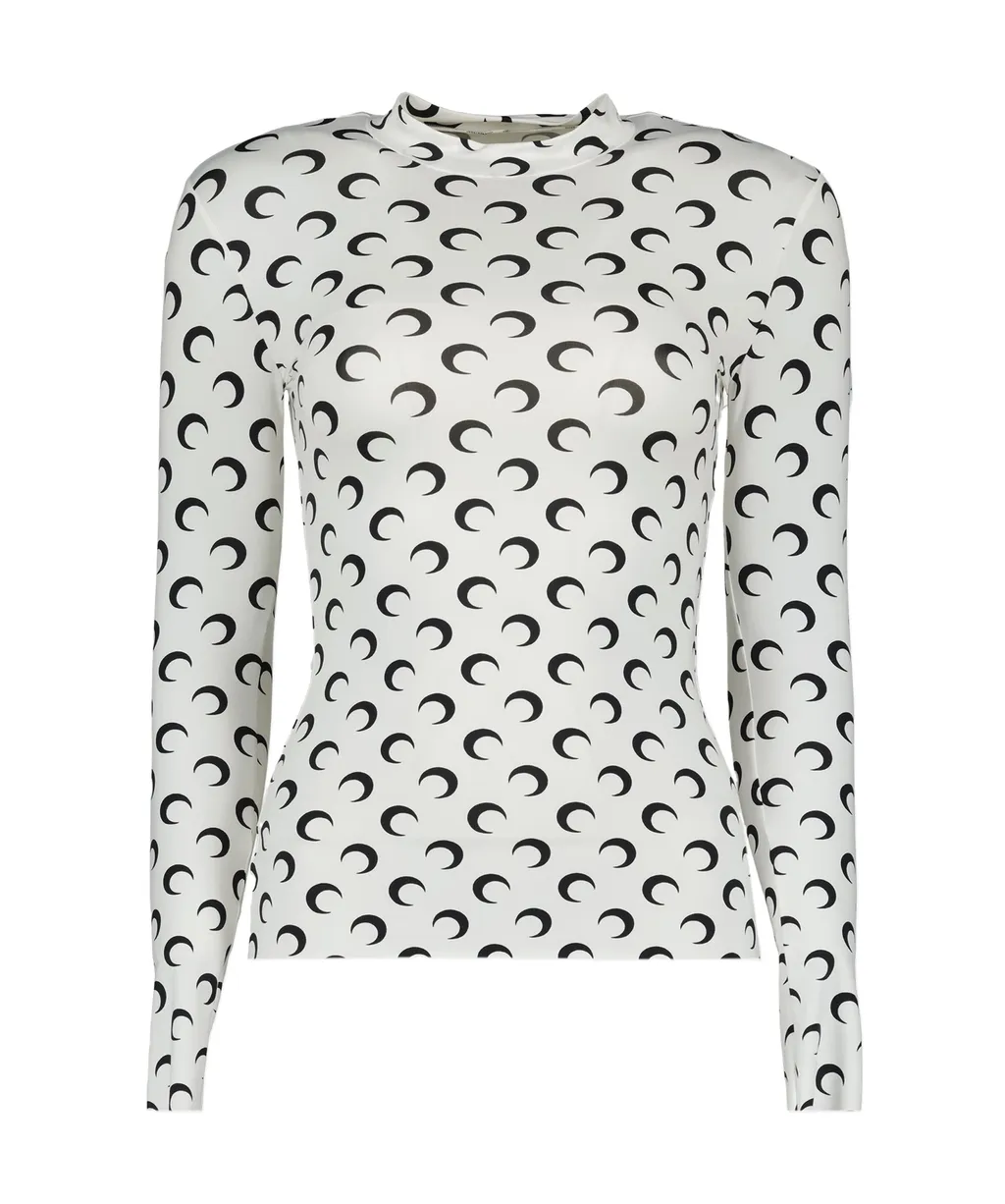 Second Skin Moon-Print Top
