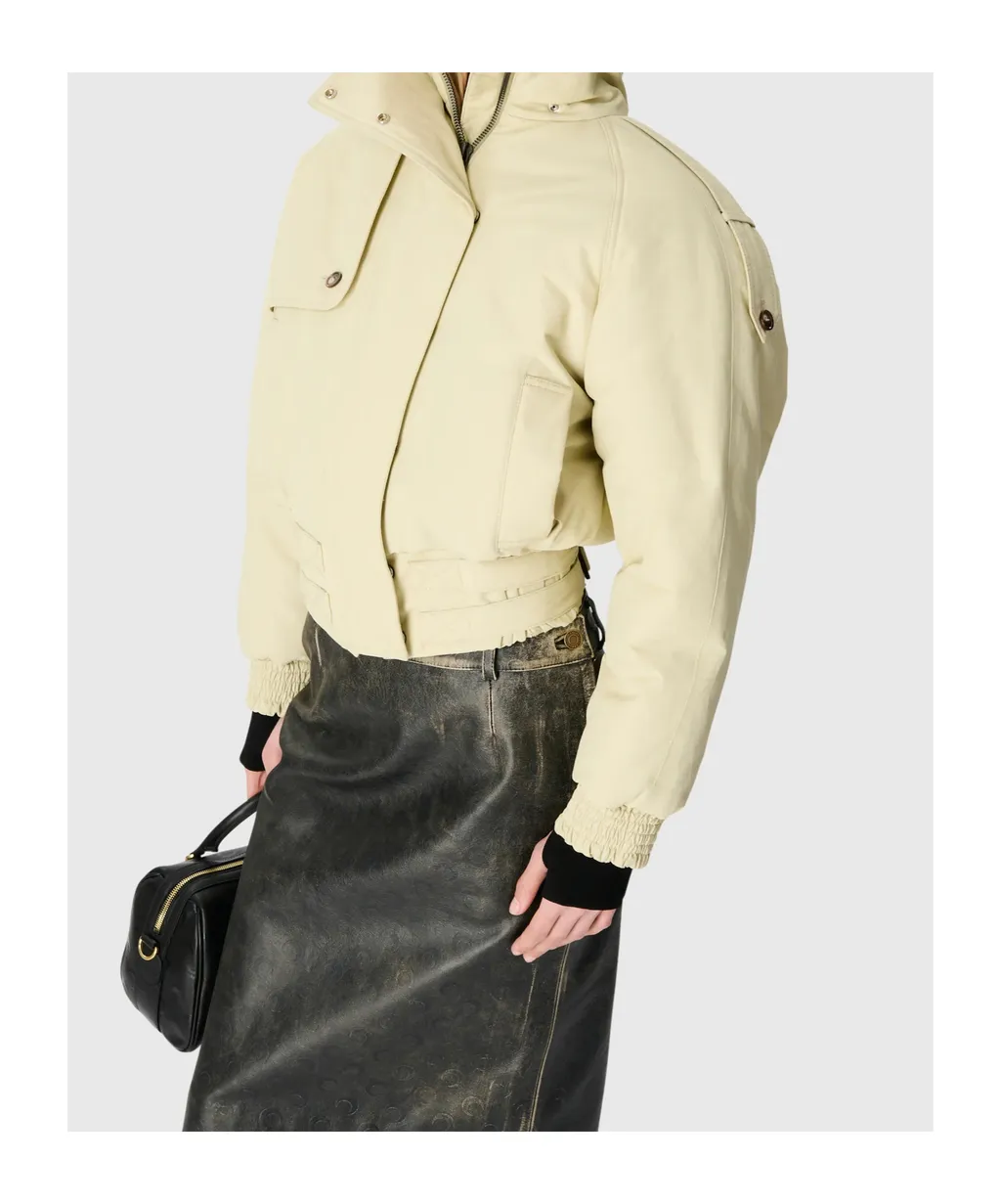 High-Neck Bomber Jacket