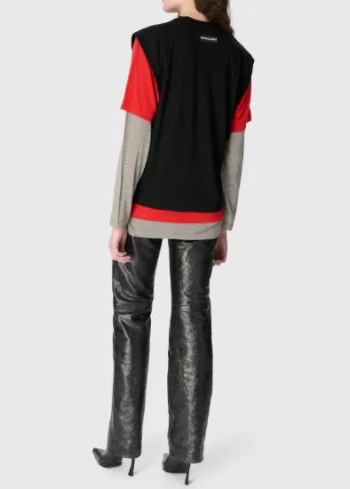 Classic Long-Sleeved Round-Neck T-Shirt