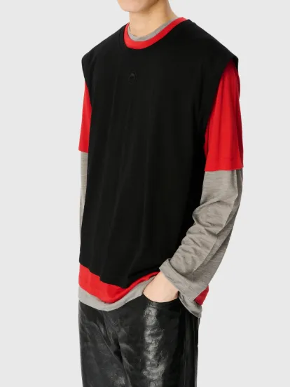 Classic Long-Sleeved Round-Neck T-Shirt