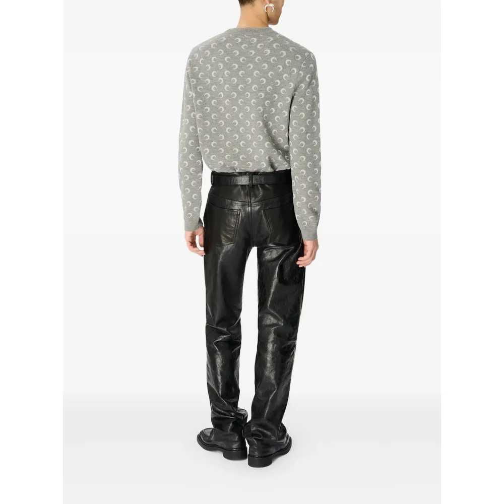 Round-Neck Long-Sleeved Sweater