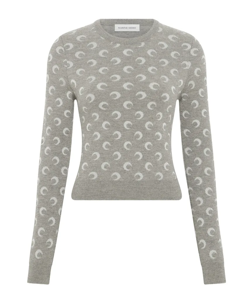 Long-Sleeved Wool Sweater