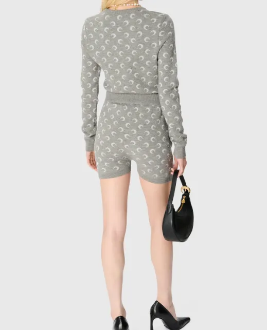 Moon Jacquard Knitted Sweater