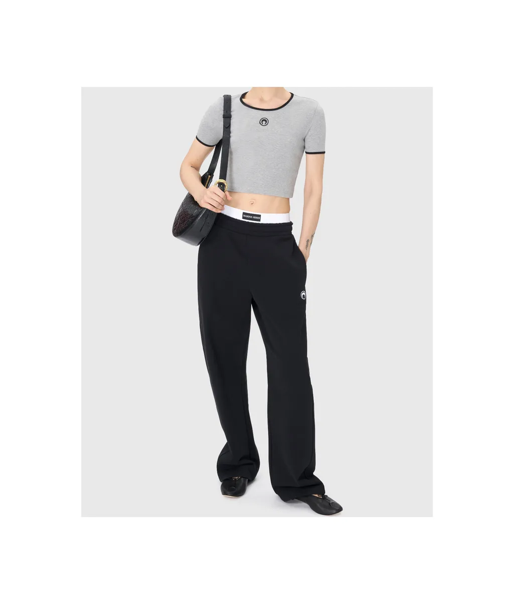Logo Detailed Cropped Top