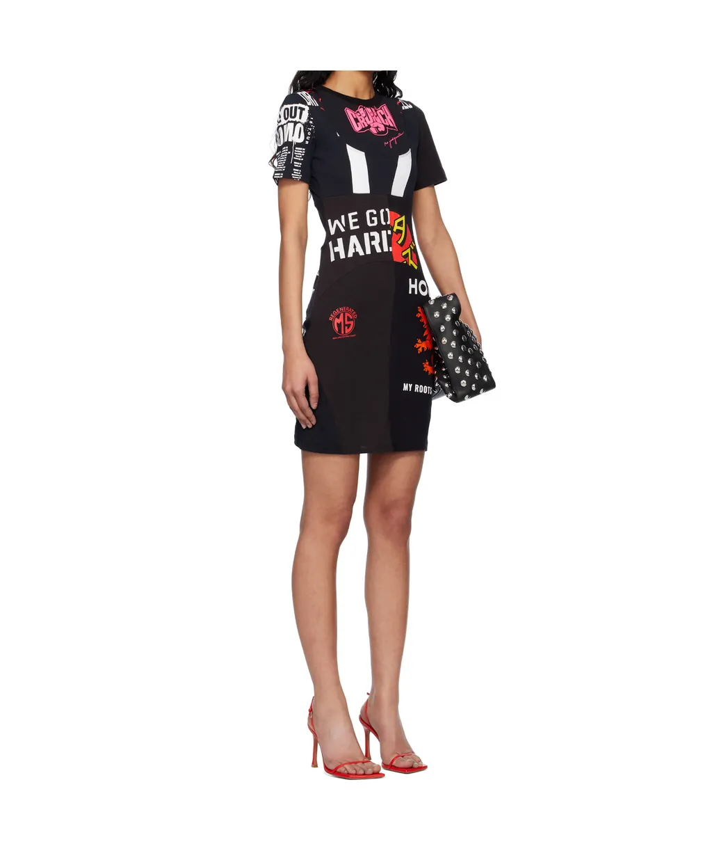 Graphic Mini Dress