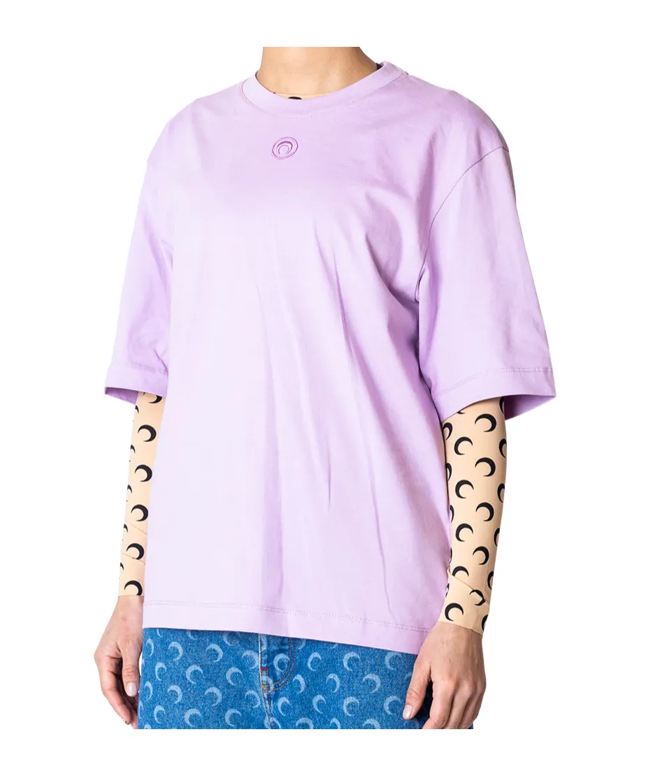 Moon Embroidered Jersey T-Shirt