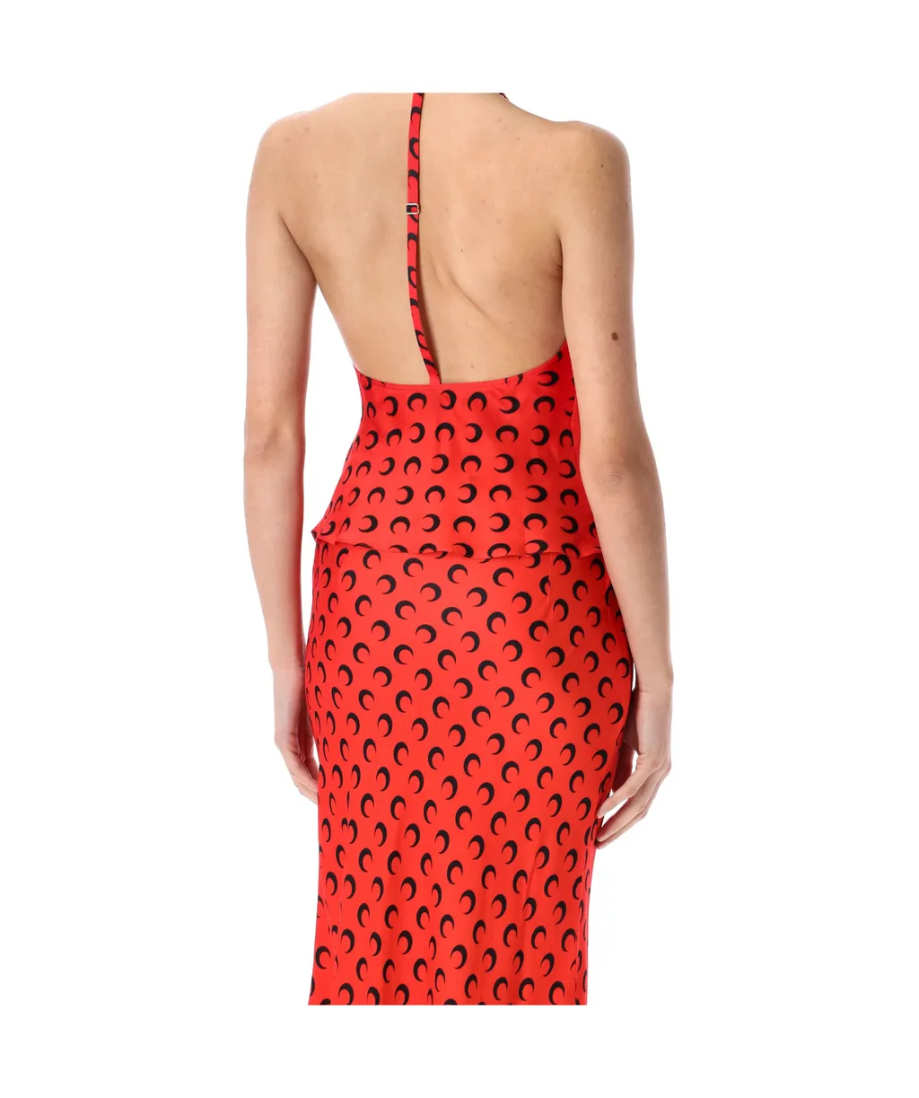 Moon Satin Strap Top