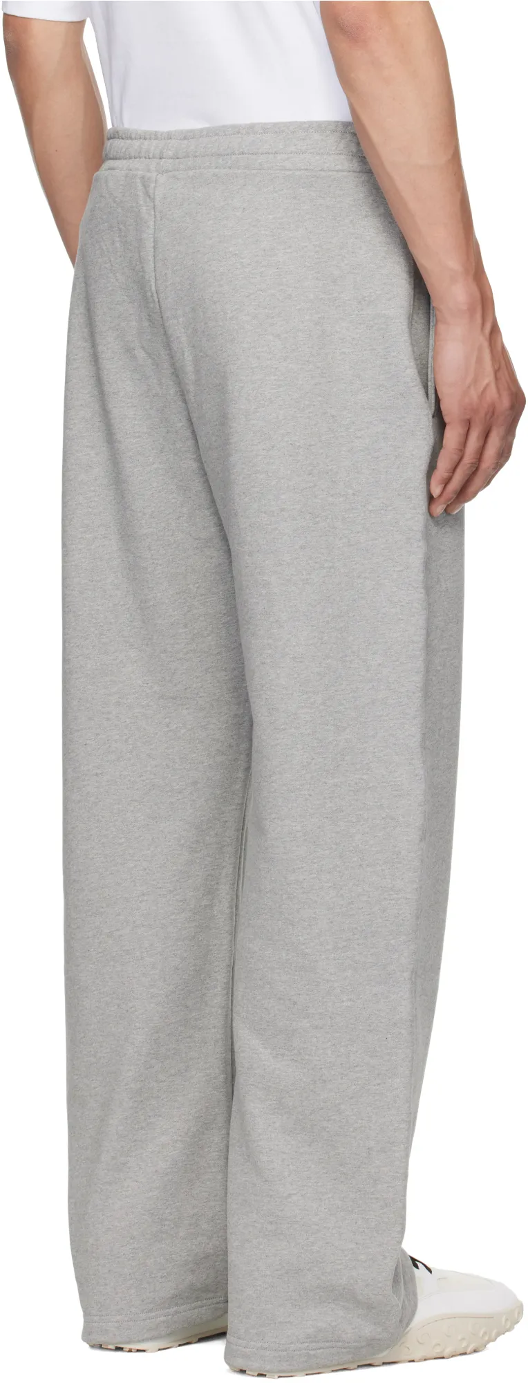 Logo Embroidered Straight-Leg Trousers