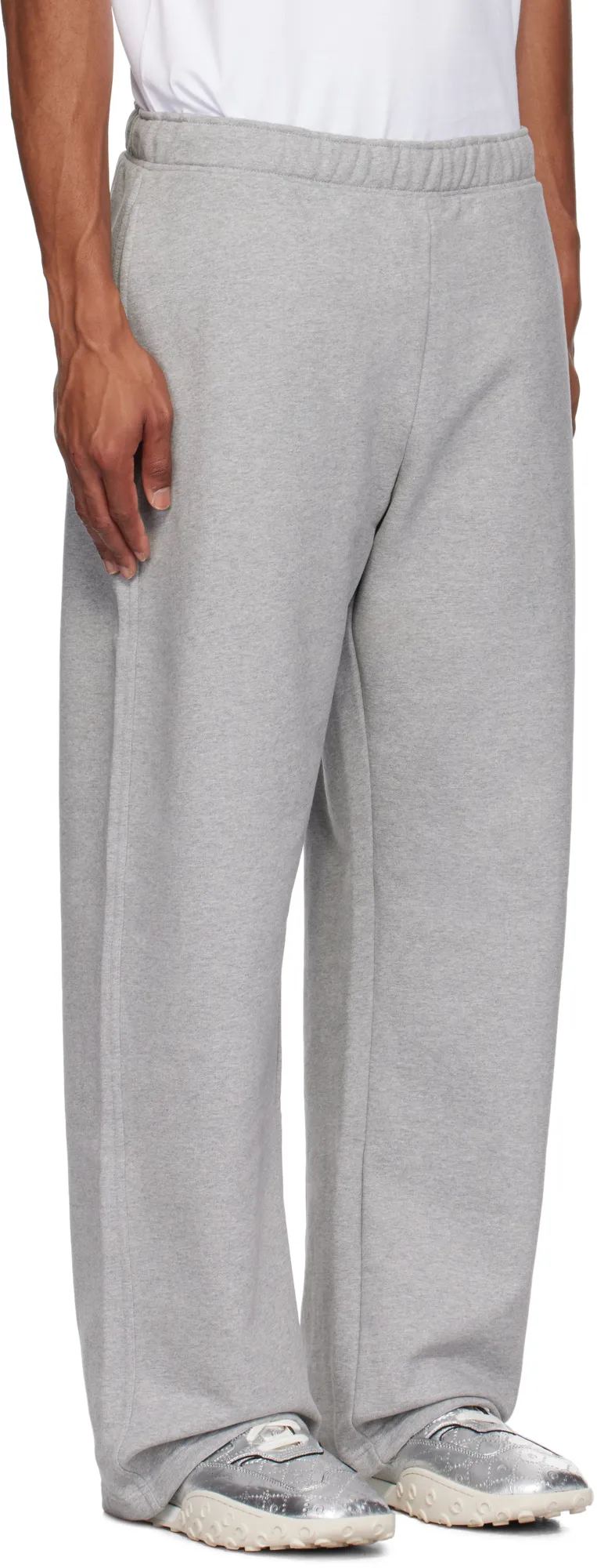Logo Embroidered Straight-Leg Trousers