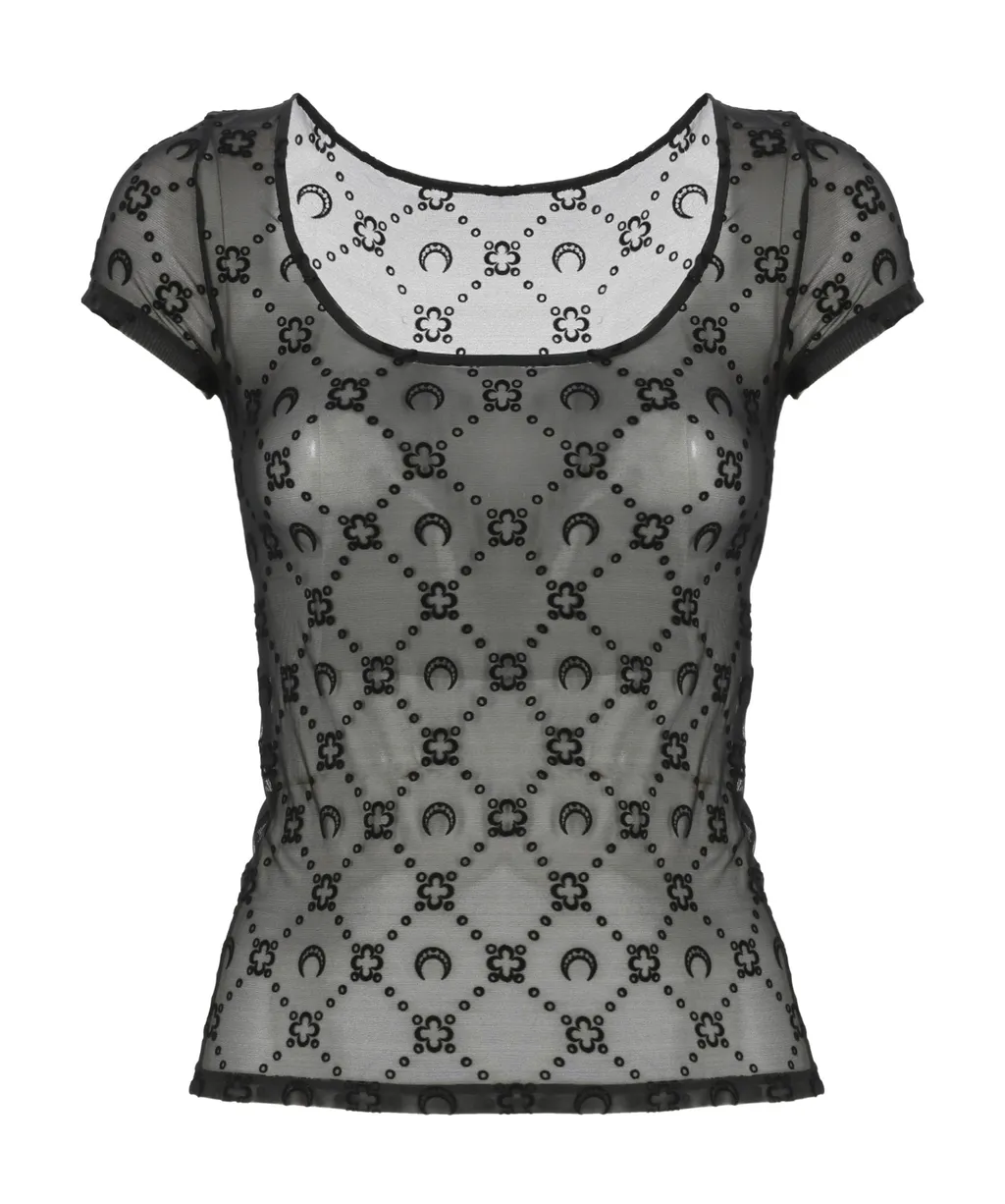 Flock Open Neck Top