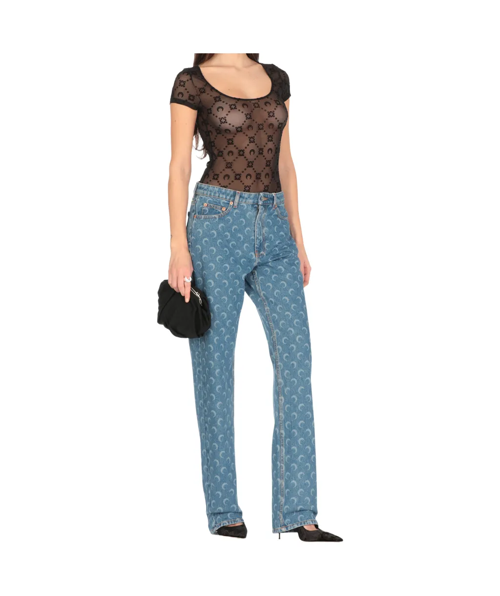 Flock Open Neck Top