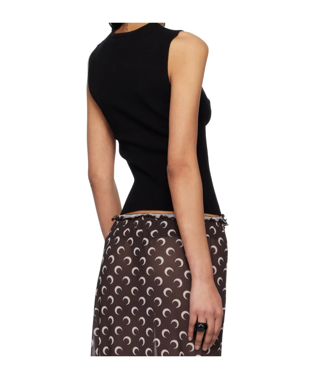 Cut-Out Detailed Knitted Top