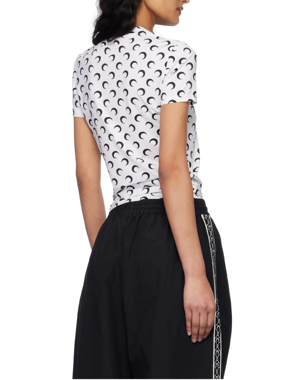 Crescent Print Crewneck T-Shirt