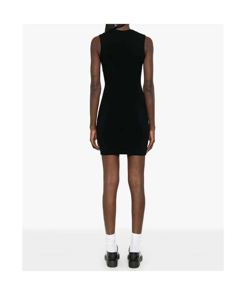 Crescent Moon Sleeveless Mini Dress