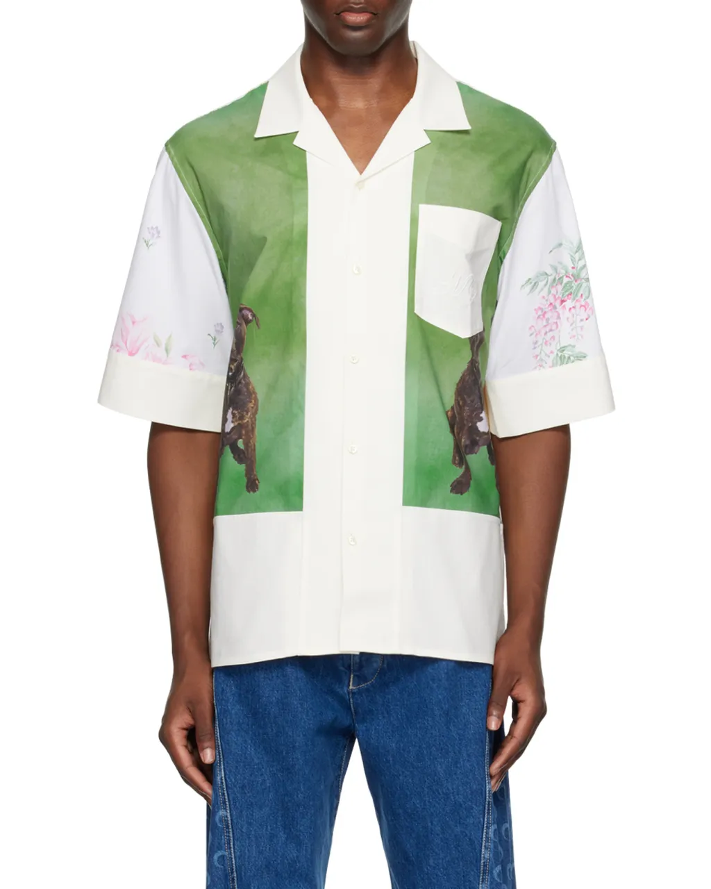 Graphic Print Short-Sleeve Shirt