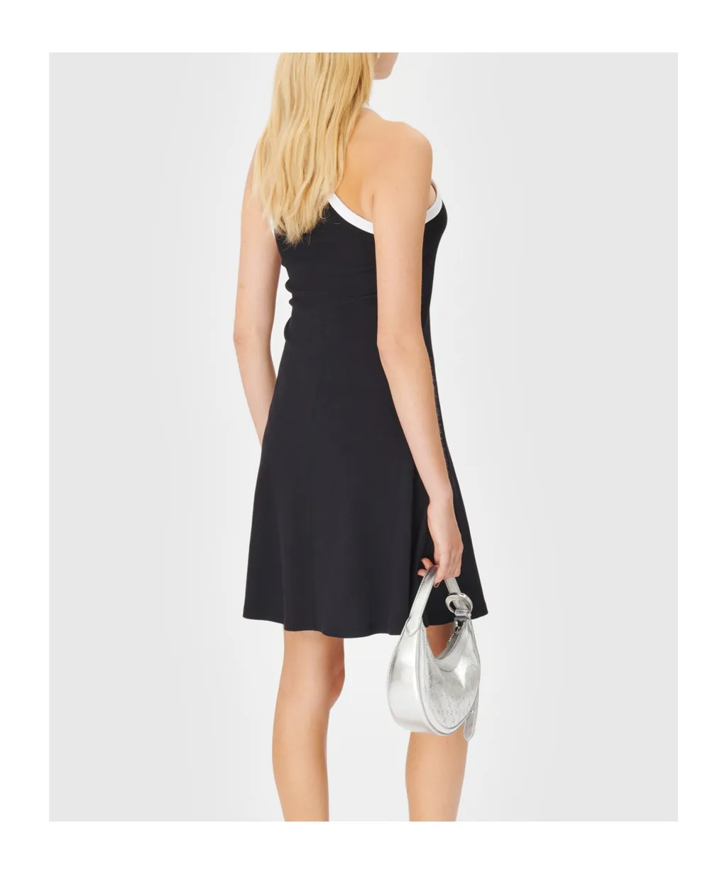 Moon Embroidered Sleeveless Dress