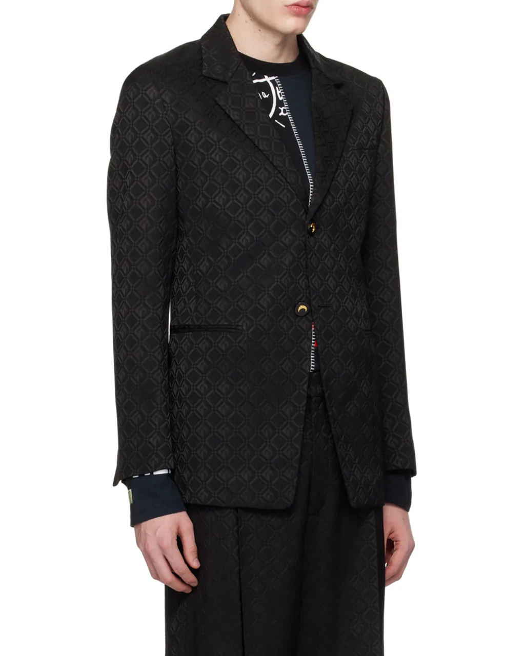 Flat Collar Suit Coat