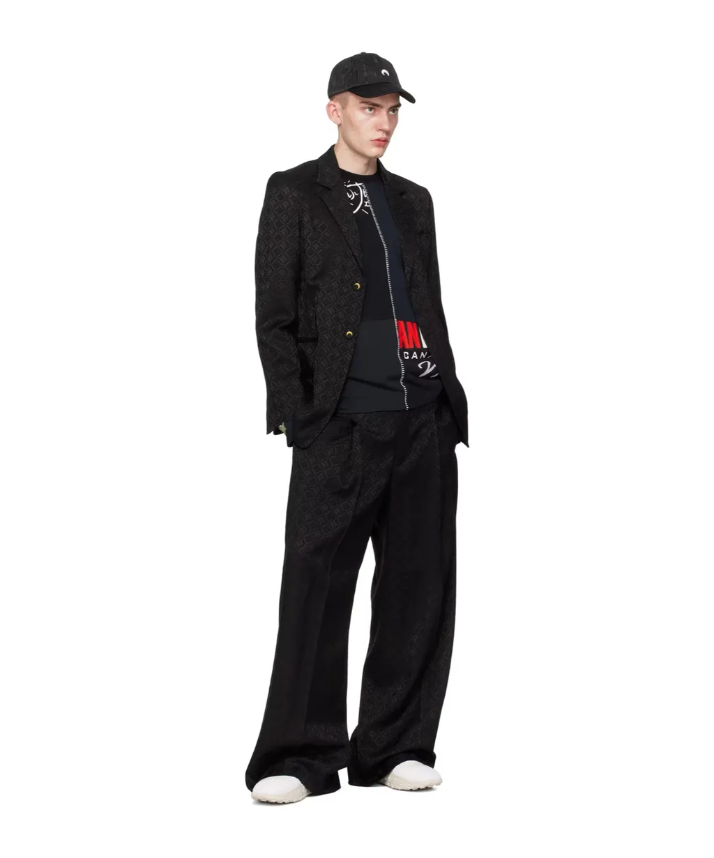 Flat Collar Suit Coat