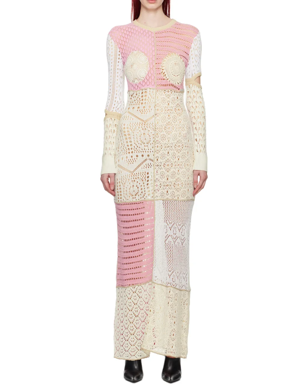 Regenerated Long-Sleeved Dress