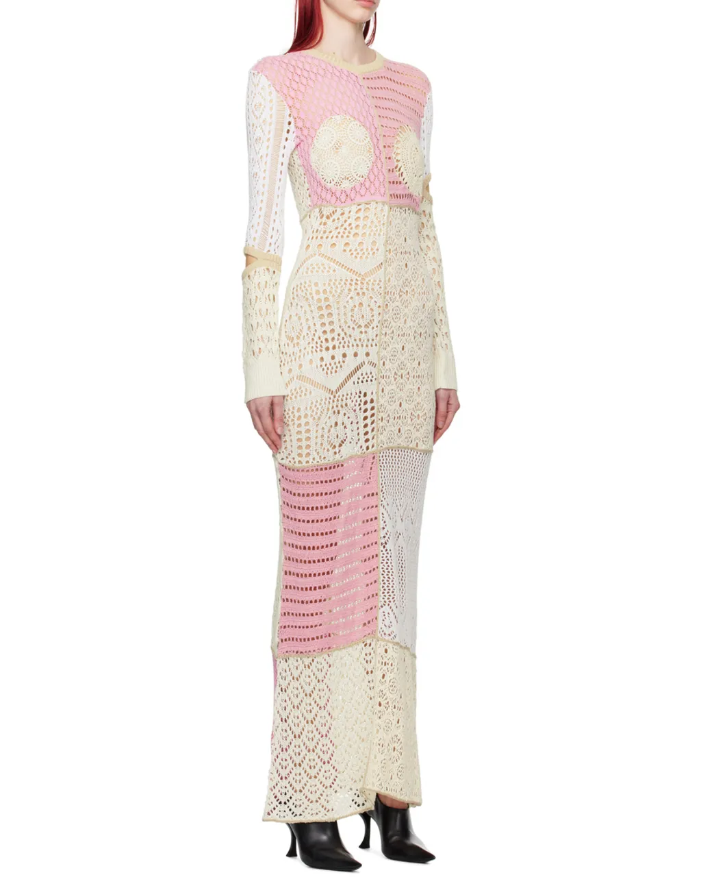 Regenerated Long-Sleeved Dress