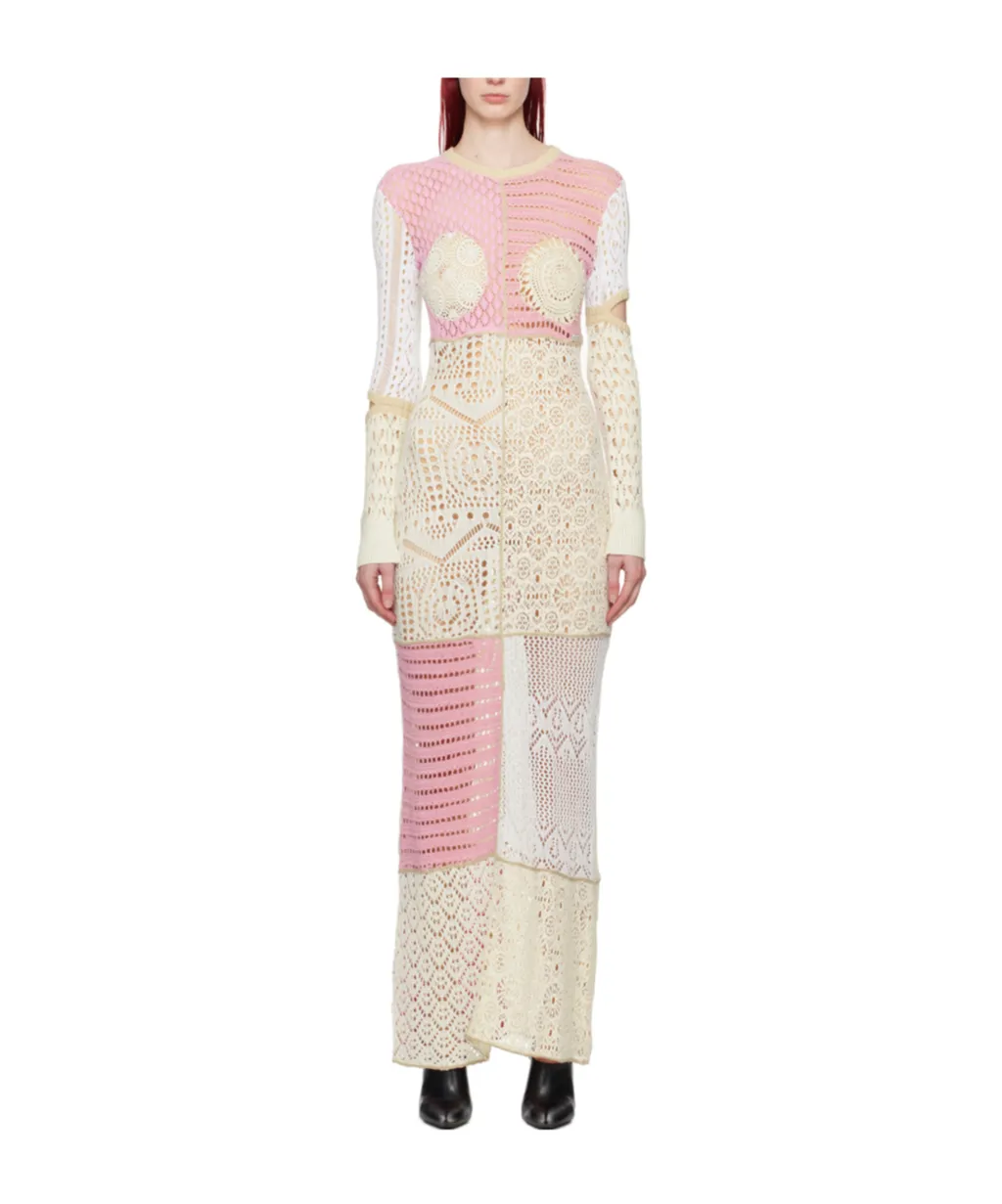 Regenerated Long-Sleeved Dress