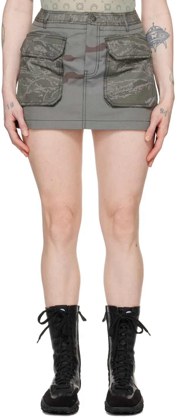Camouflage Pattern Skirt