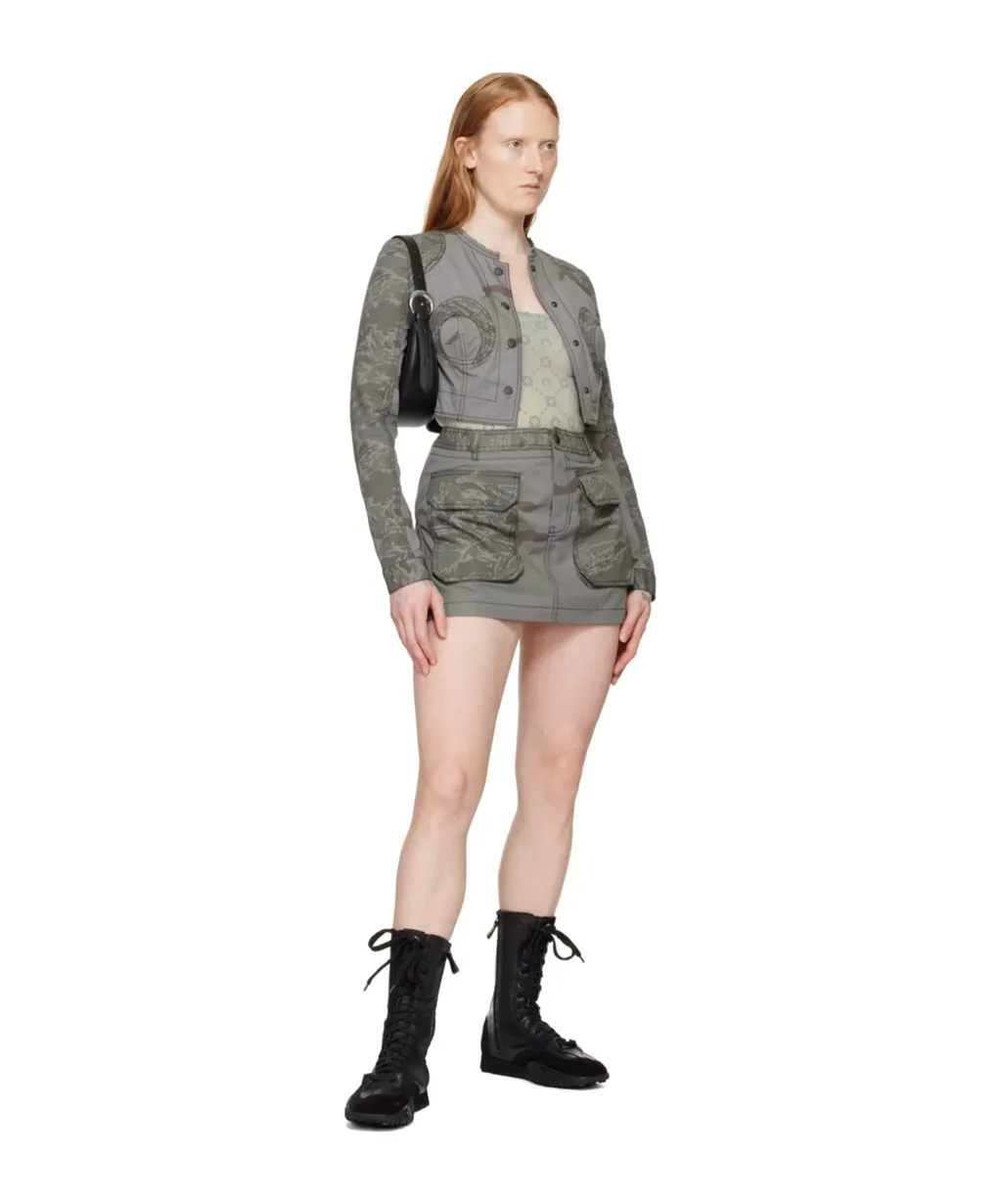 Camouflage Pattern Skirt
