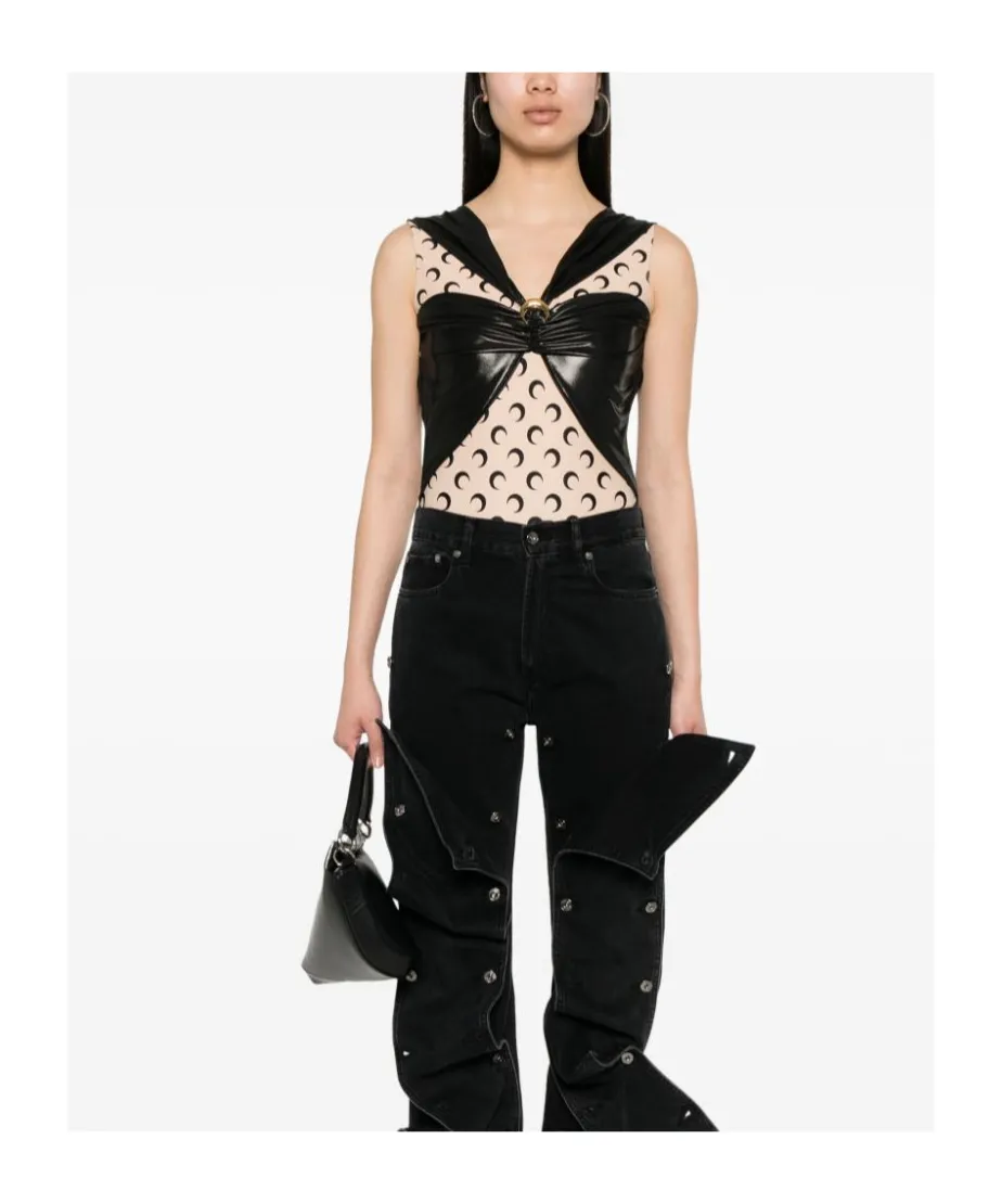 V-Neck Sleeveless Bodysuit