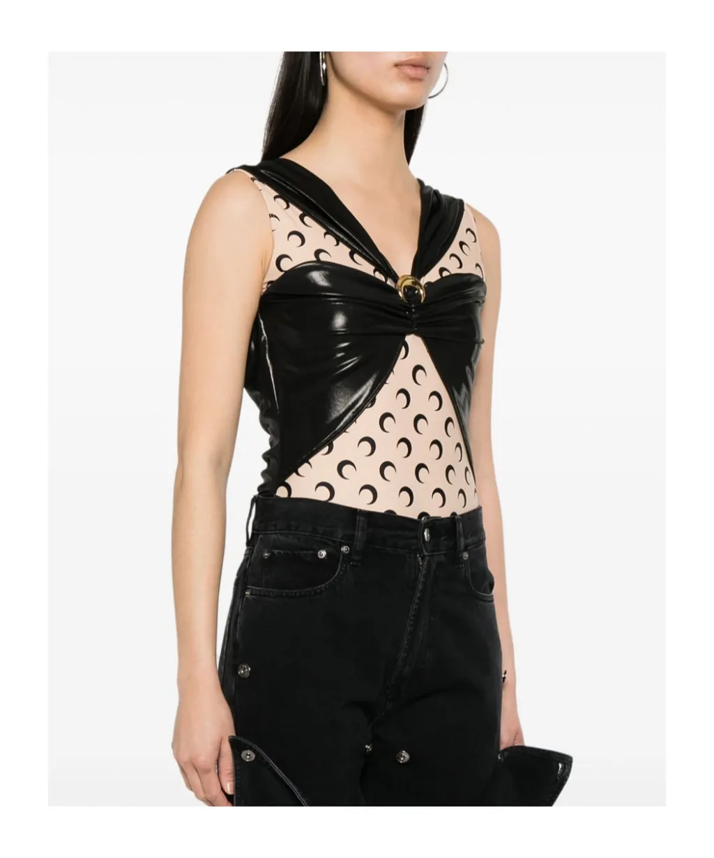 V-Neck Sleeveless Bodysuit
