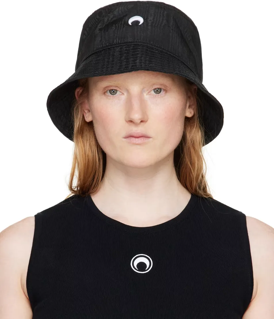 Moire-Effect Bucket Hat